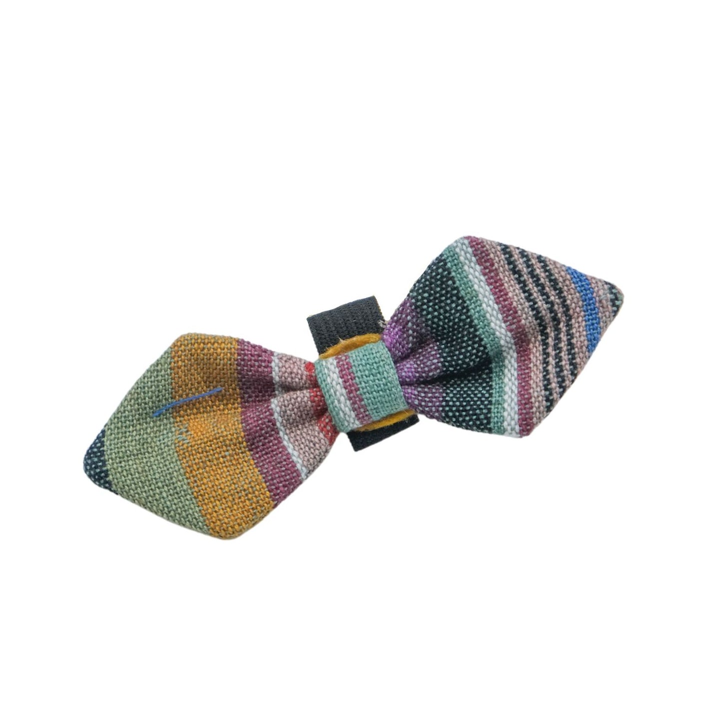 Cat and Dog Collar Bow Tie striped design, multiple colors 